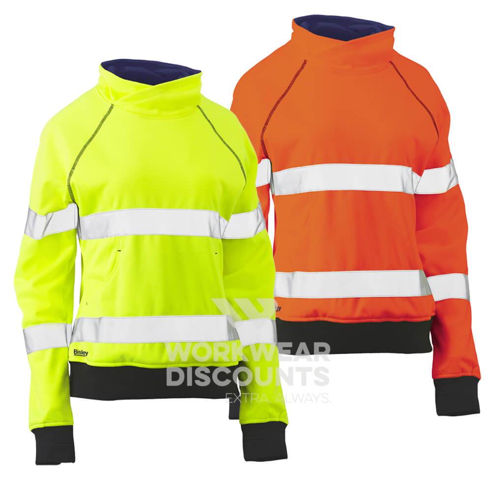 Women's Taped Hi Vis Fleece Jumper