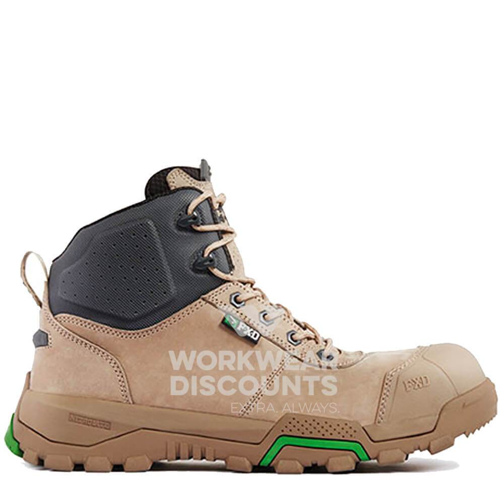 FXD FXWB2 4.5 Lace Zip Scuff Nubuck Comp Boots Stone Workwear Discounts