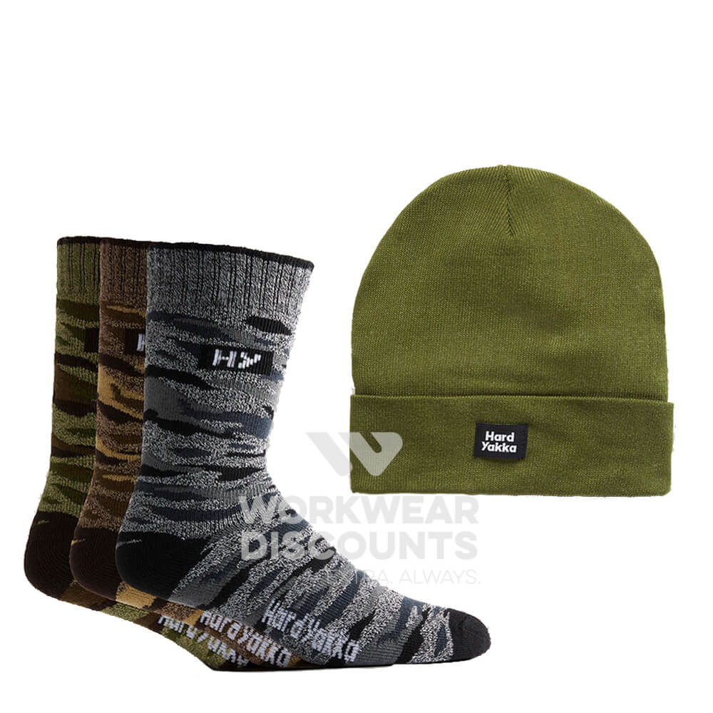 Camo store sock hat