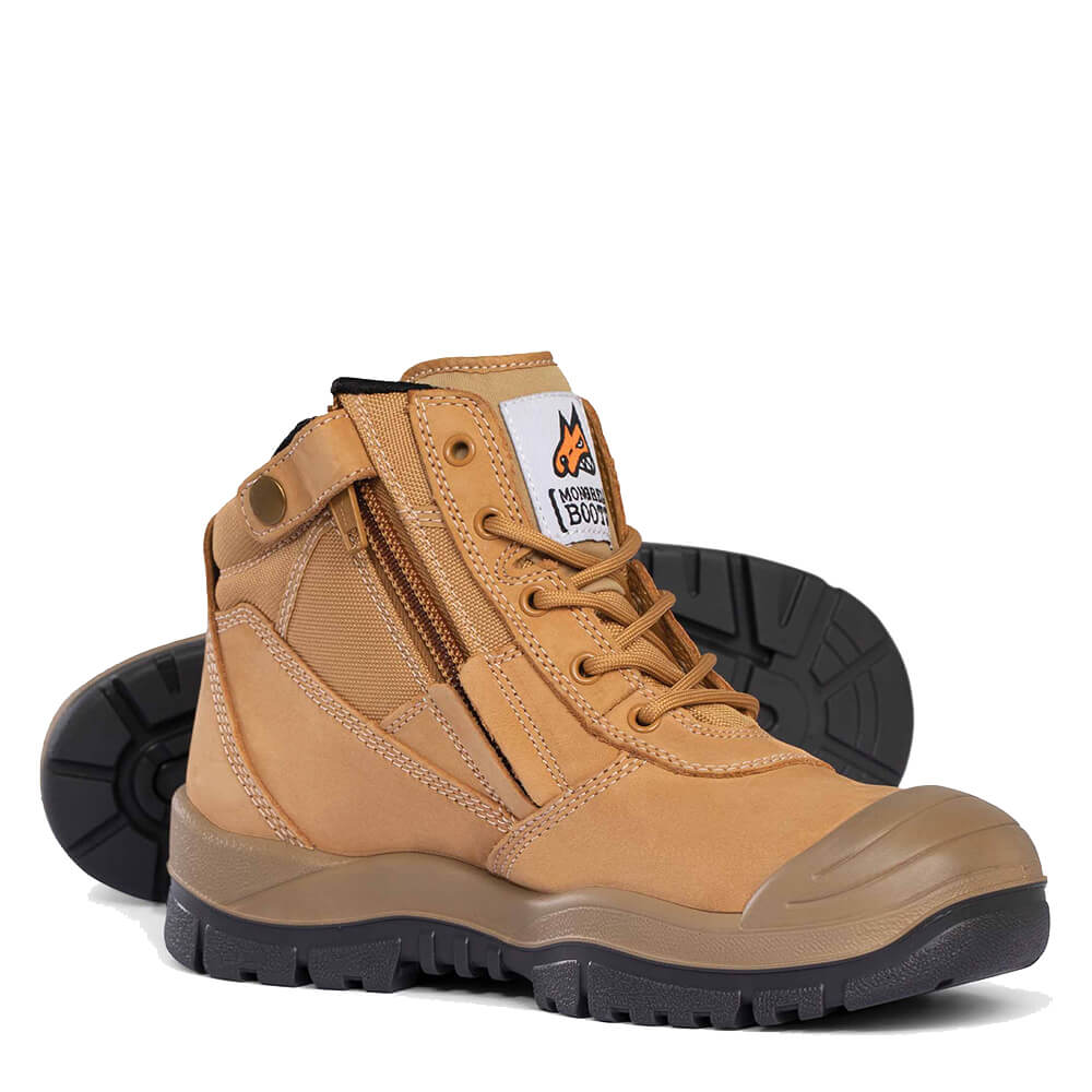 Mongrel 261050 ZipSider Steel Cap Boots Wheat Workwear Discounts