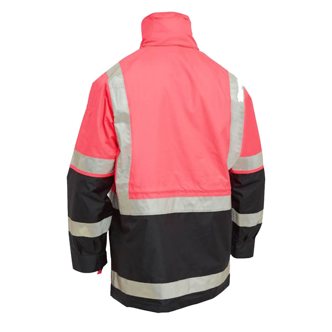 Bisley BK6975 Hi-Vis Five in One Jacket Back