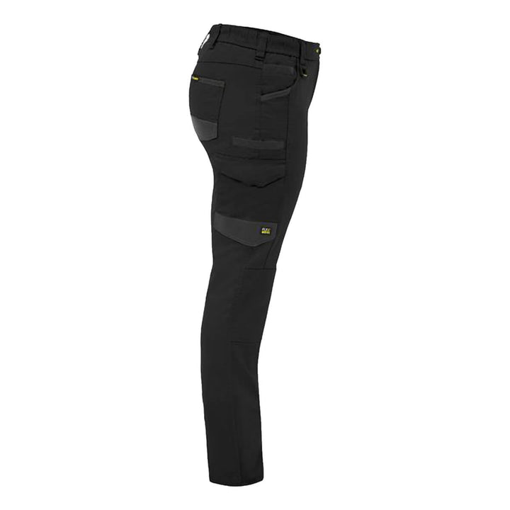 Bisley BPCL6338 Women's Flx & Move Stretch Canvas Elastic Waist Cargo Pants Black RHS