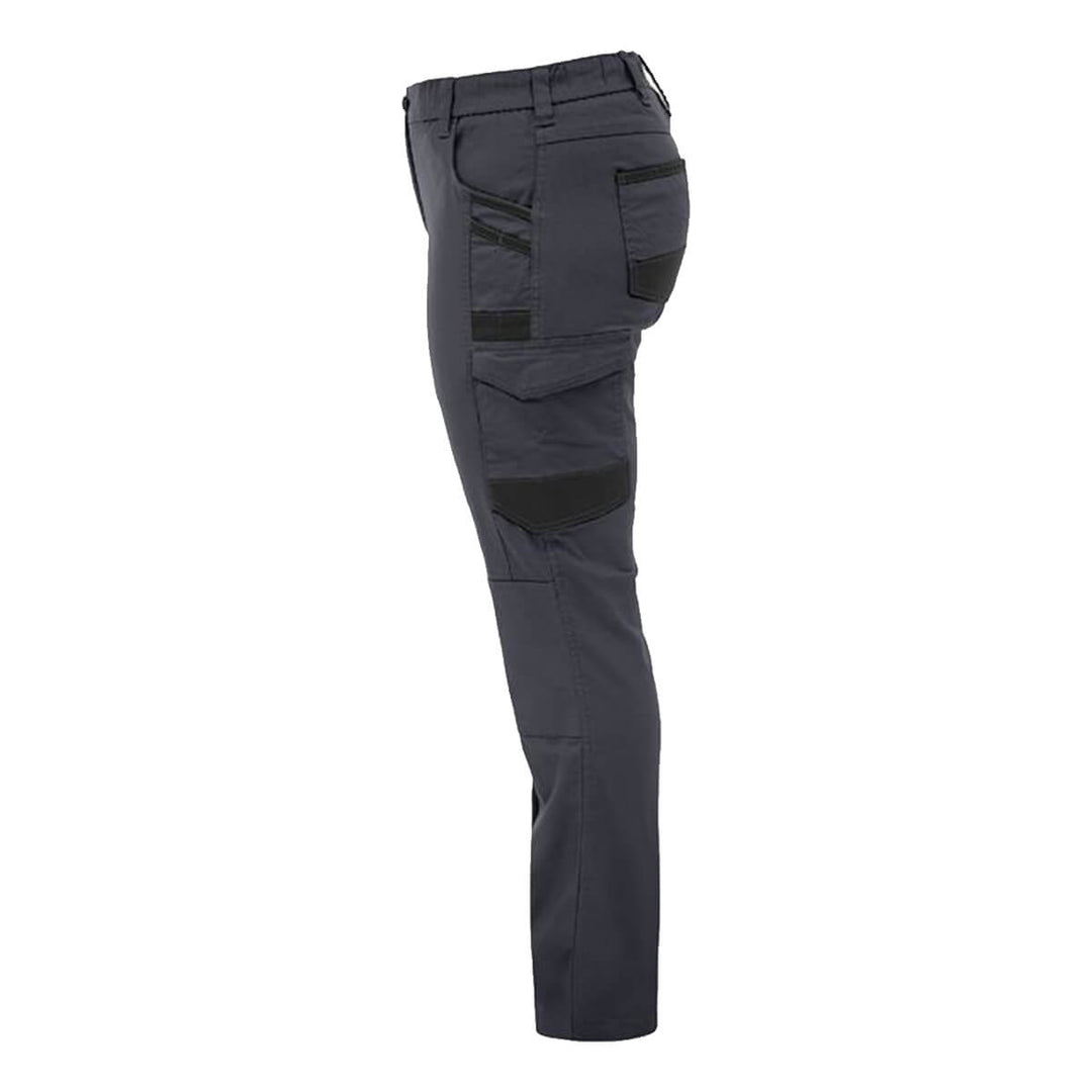 Bisley BPCL6338 Women's Flx & Move Stretch Canvas Elastic Waist Cargo Pants Charcoal LHS