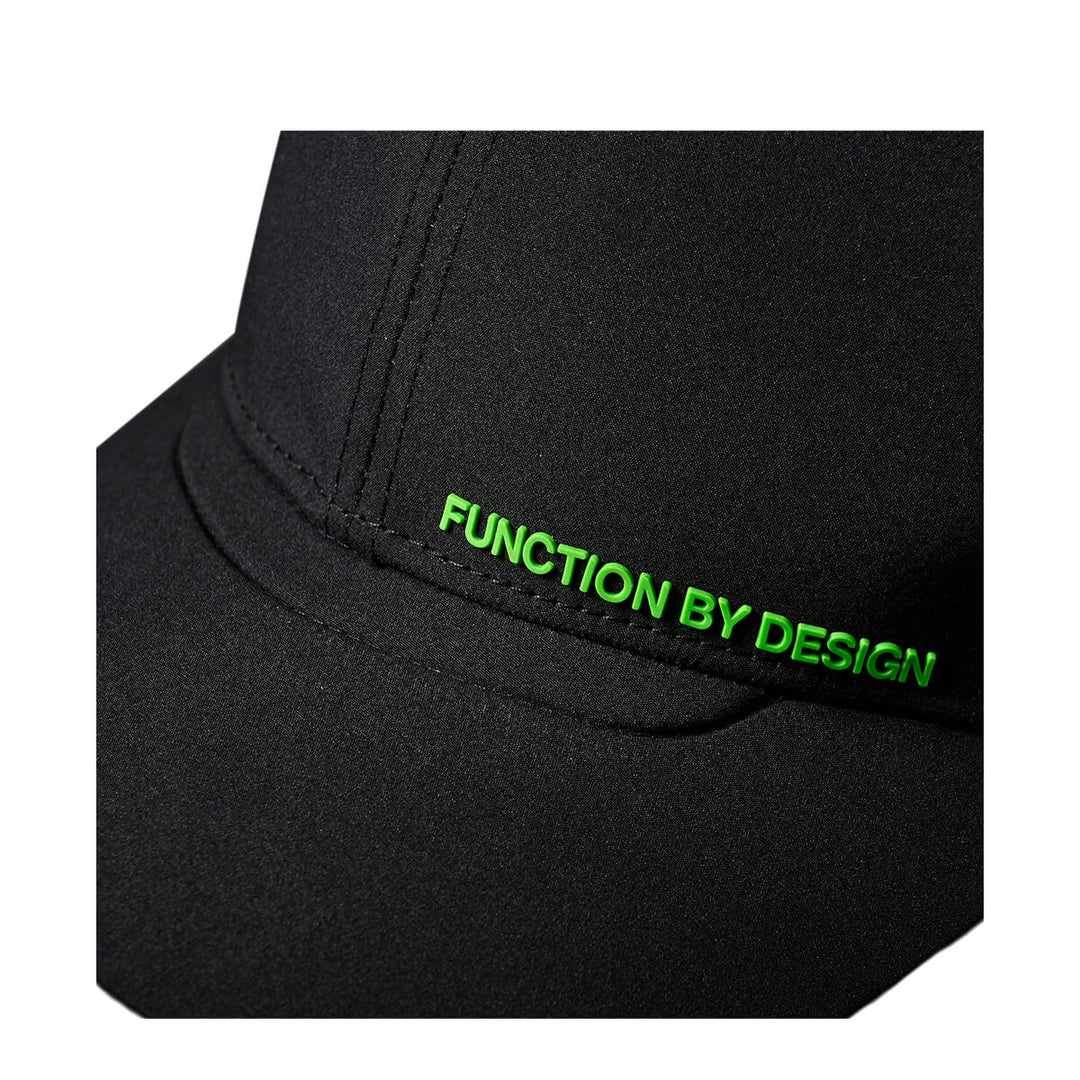 FXD CP12 Tech Baseball Cap Black Small Logo View 4