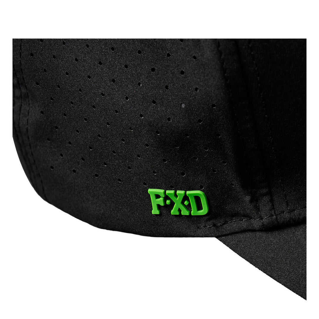 FXD CP12 Tech Baseball Cap Black Small Logo View 5