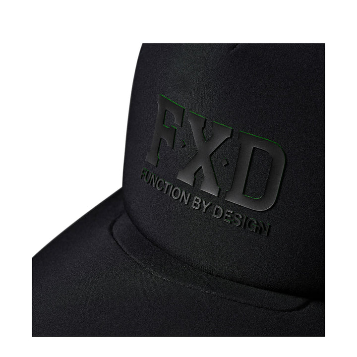 FXD CP13 Trucker Cap Black Big Logo View 5