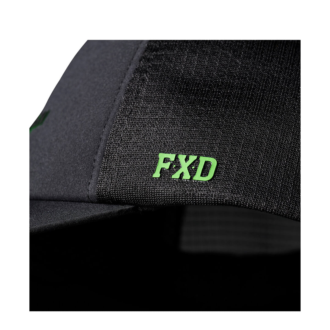 FXD CP13 Trucker Cap Black Small Logo View 5