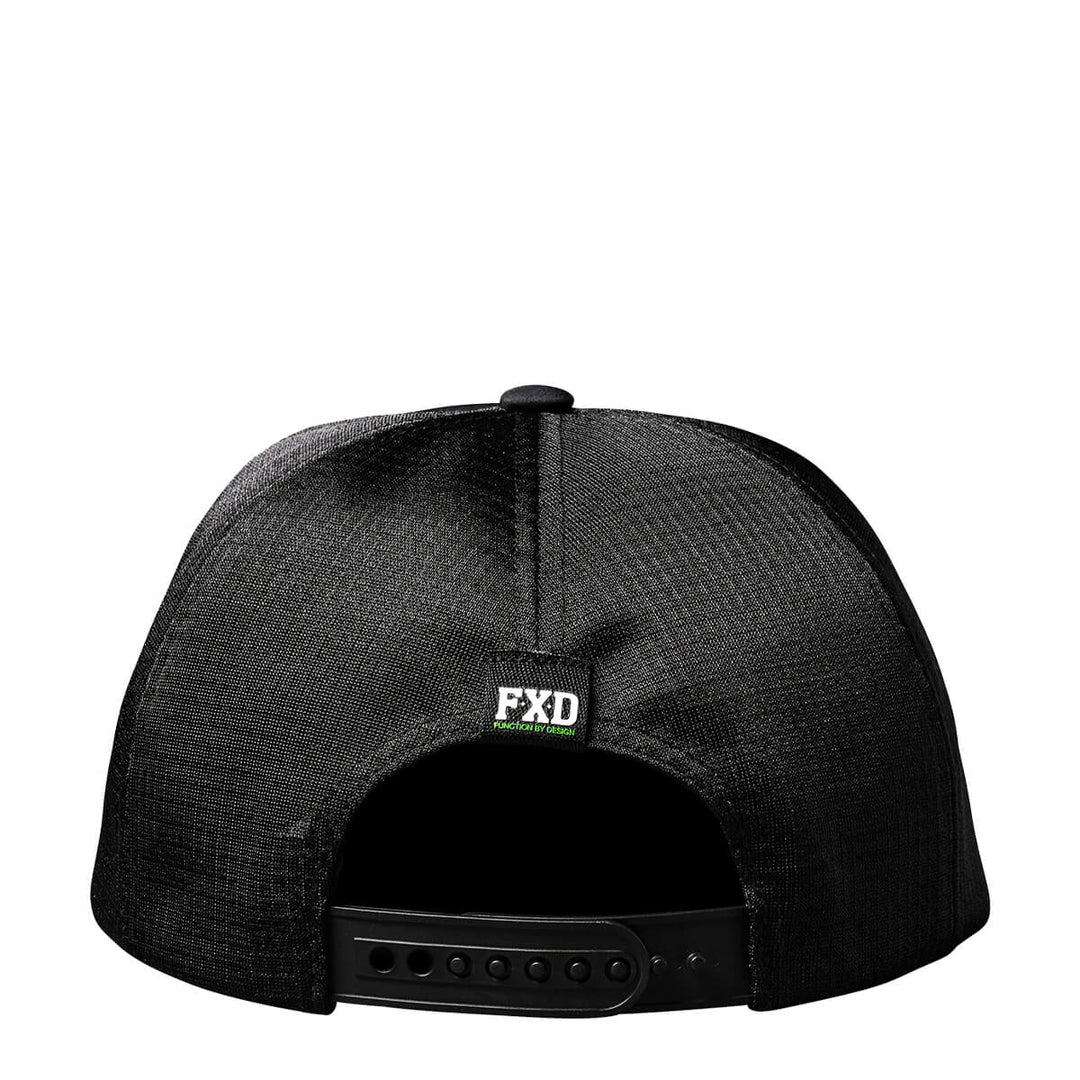 FXD CP13 Trucker Cap Black Small Logo View 6