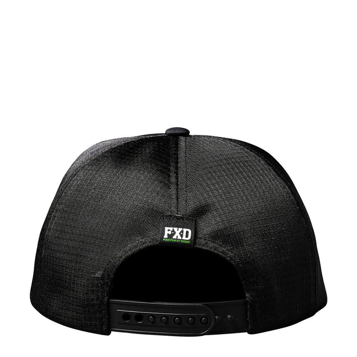 FXD CP13 Trucker Cap Black Small Logo View 6