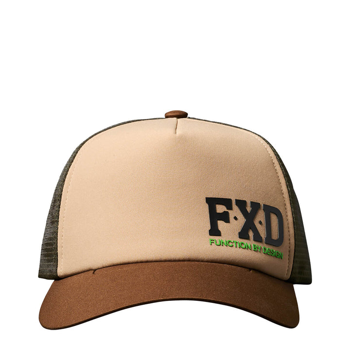 FXD CP13 Trucker Cap Khaki View 2