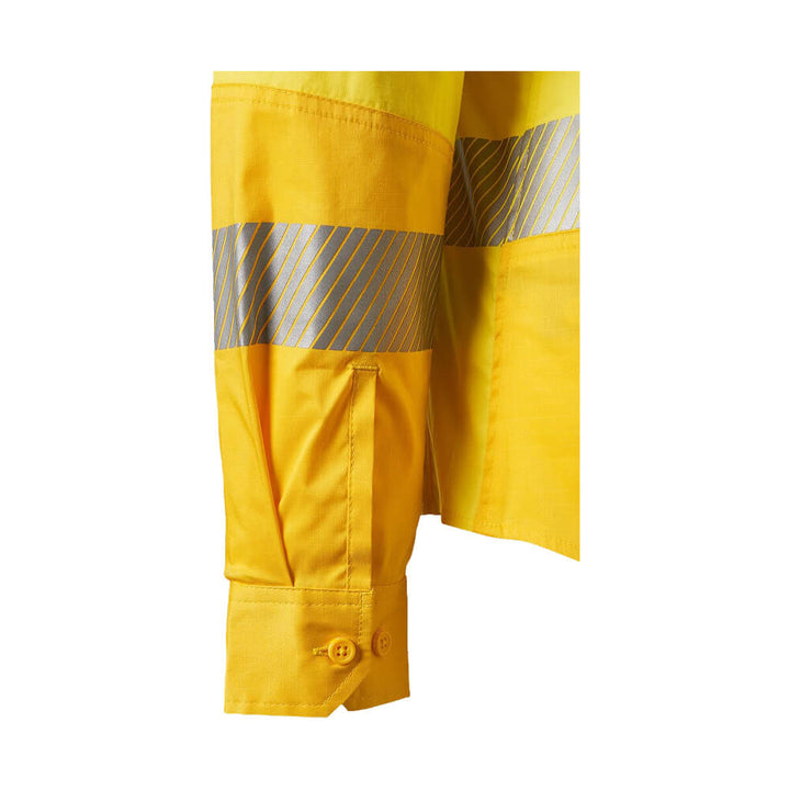 FXD LSH2WT Womens Hi-Vis Taped Shirt Yellow Sleeve Detail