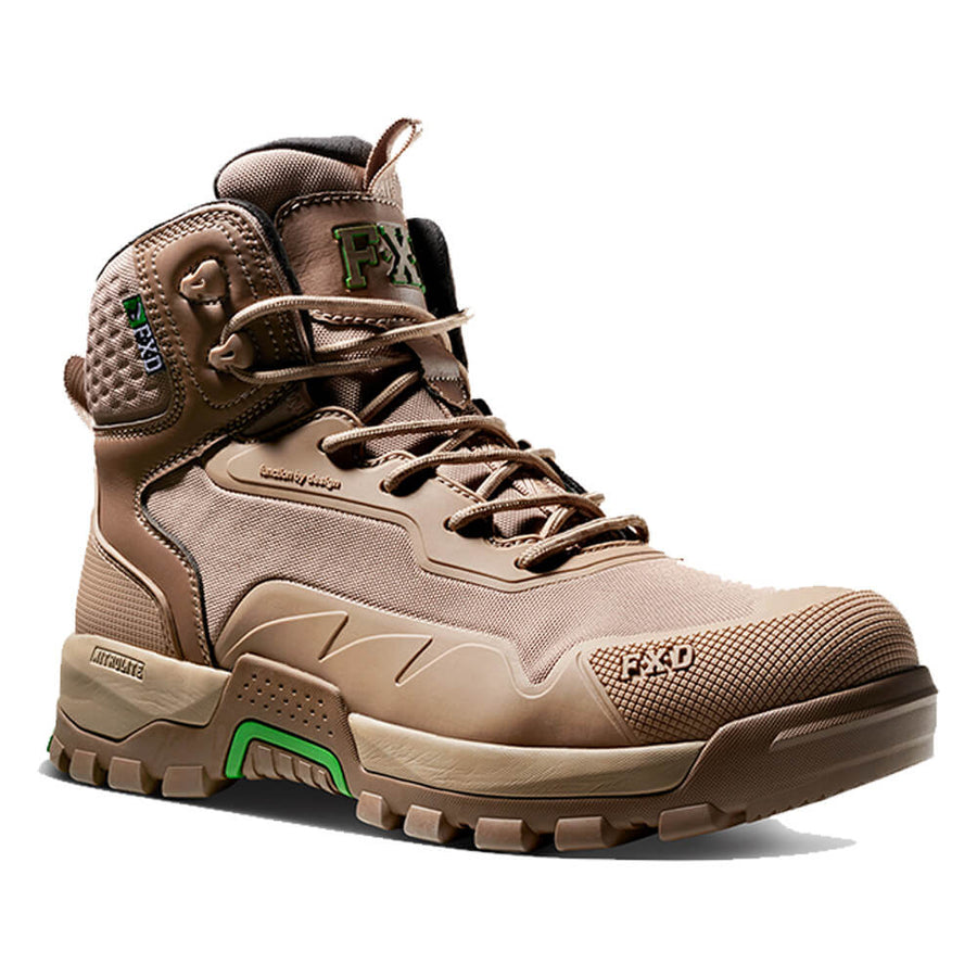 FXD WB6 4.5" Work Boots Stone