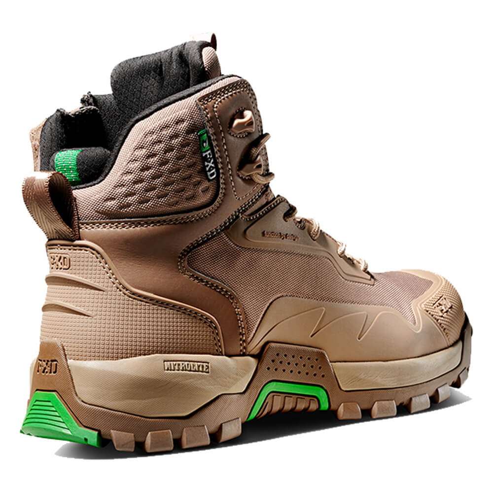 FXD WB6 4.5" Work Boots Stone View 6