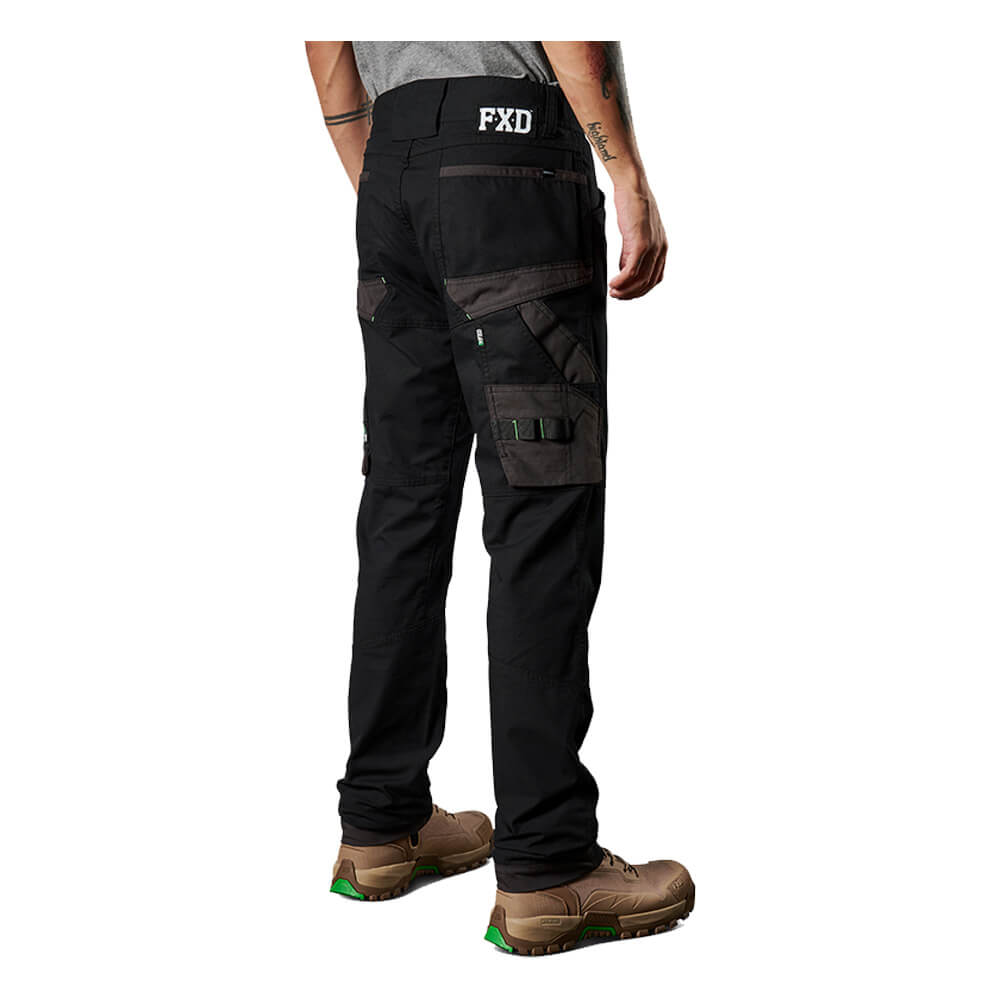 FXD WP10 Work Pants Black Back RHS