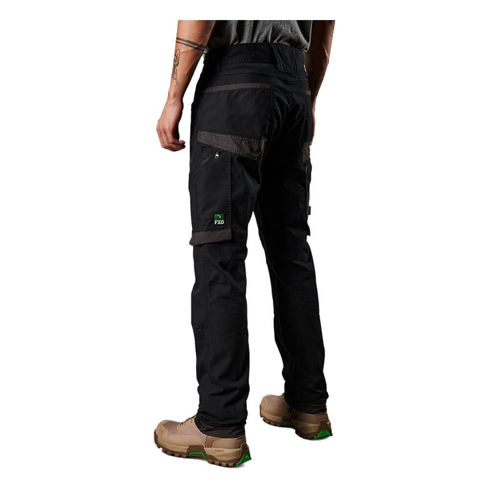 FXD WP10 Work Pants Black Back LHS