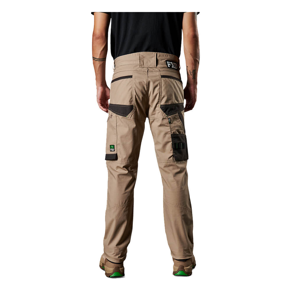 FXD WP10 Work Pants Khaki Back