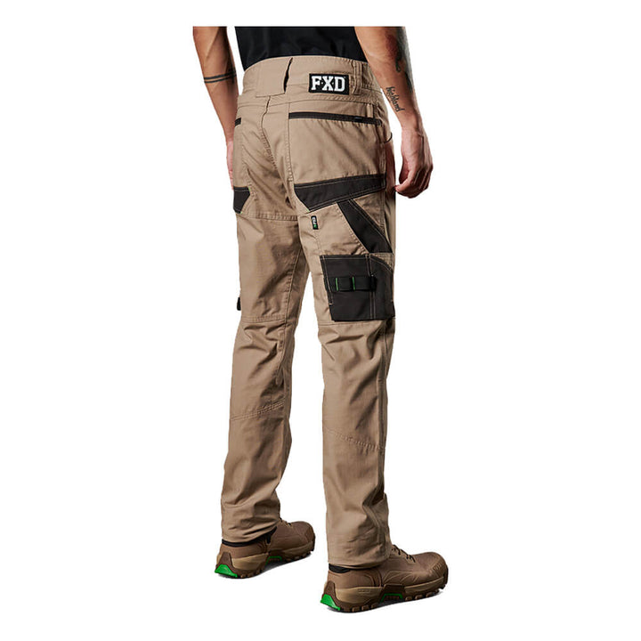 FXD WP10 Work Pants Khaki Back RHS