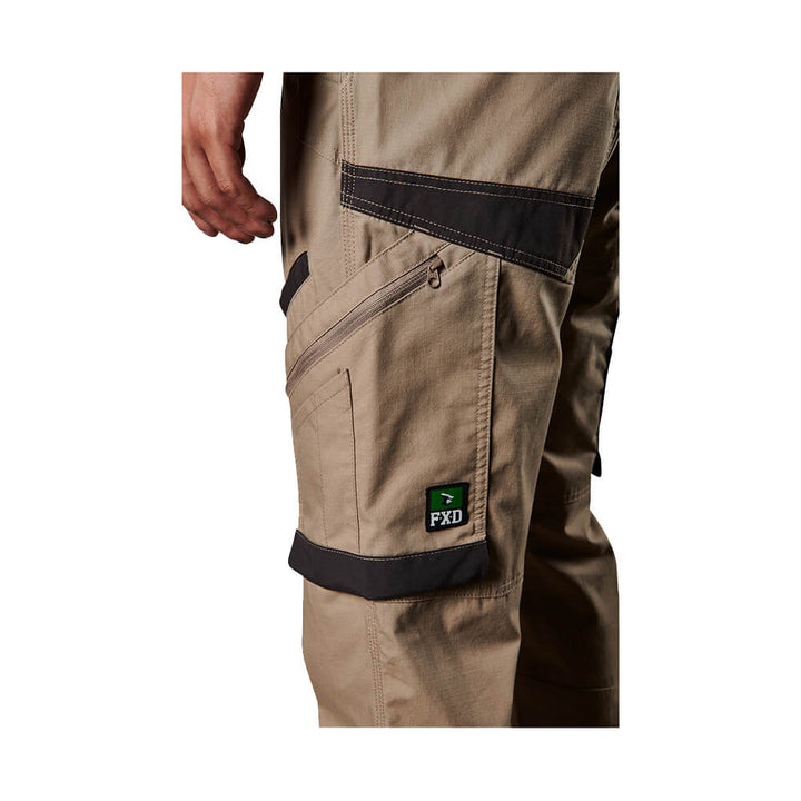 FXD WP10 Work Pants Khaki Pocket