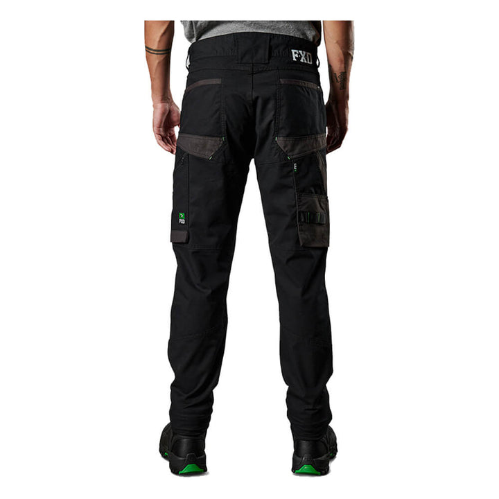 FXD WP11 Cuffed Work Pants Black Back