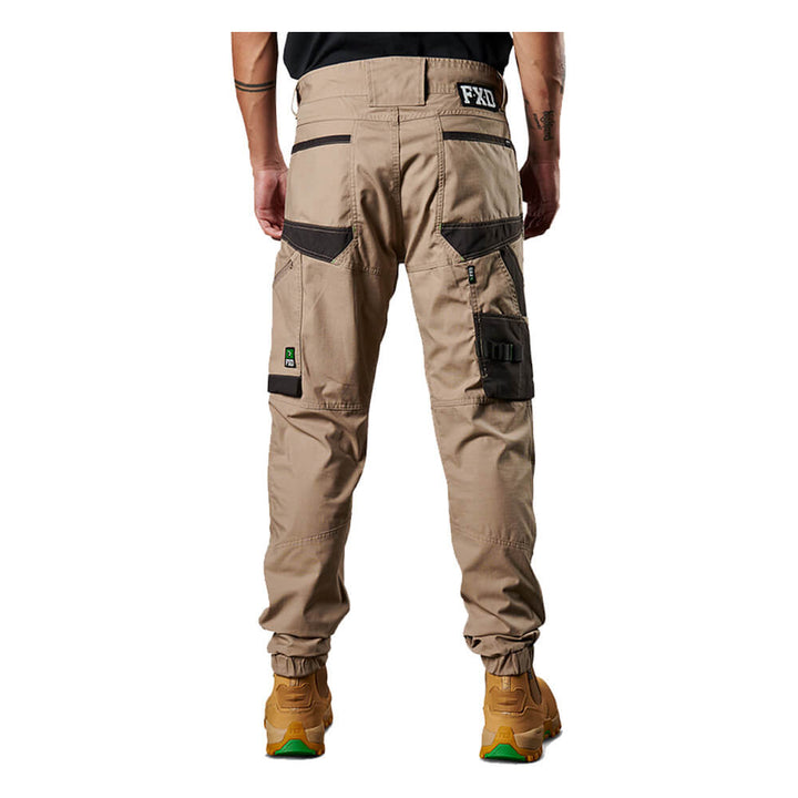 FXD WP11 Cuffed Work Pants Khaki Back