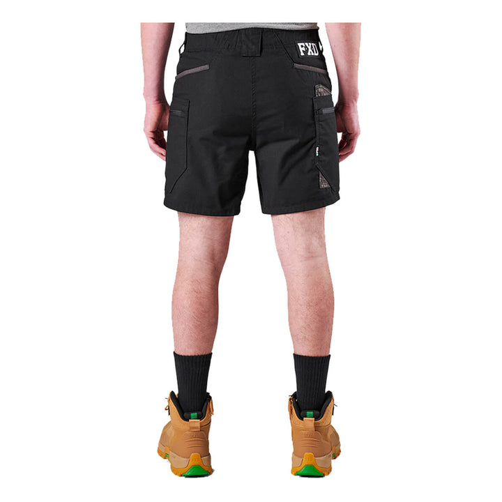 FXD WS6 Stretch Cargo Short Black Back