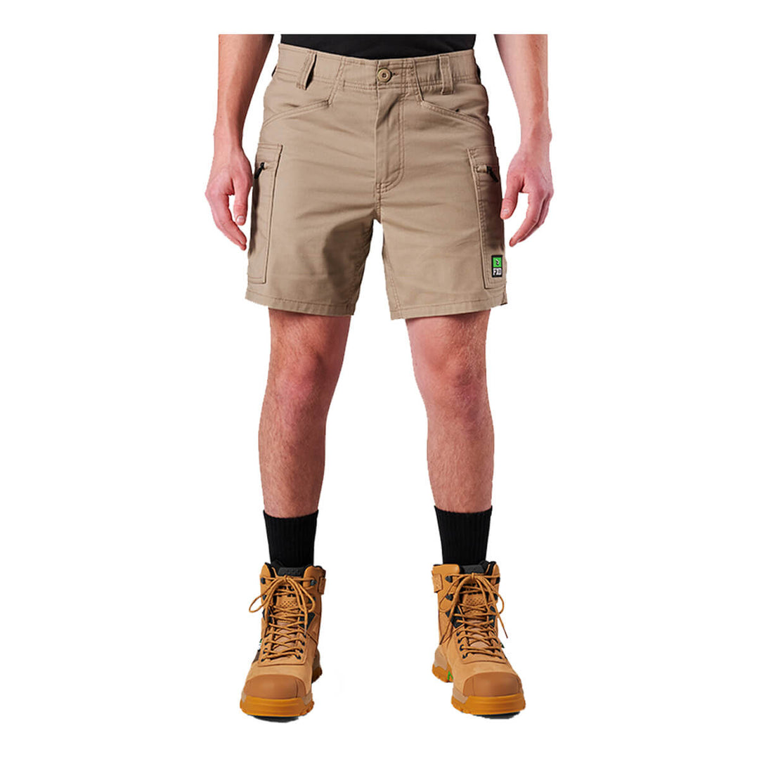 FXD WS6 Stretch Cargo Short Khaki Front