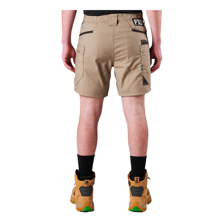 FXD WS6 Stretch Cargo Short Khaki Back