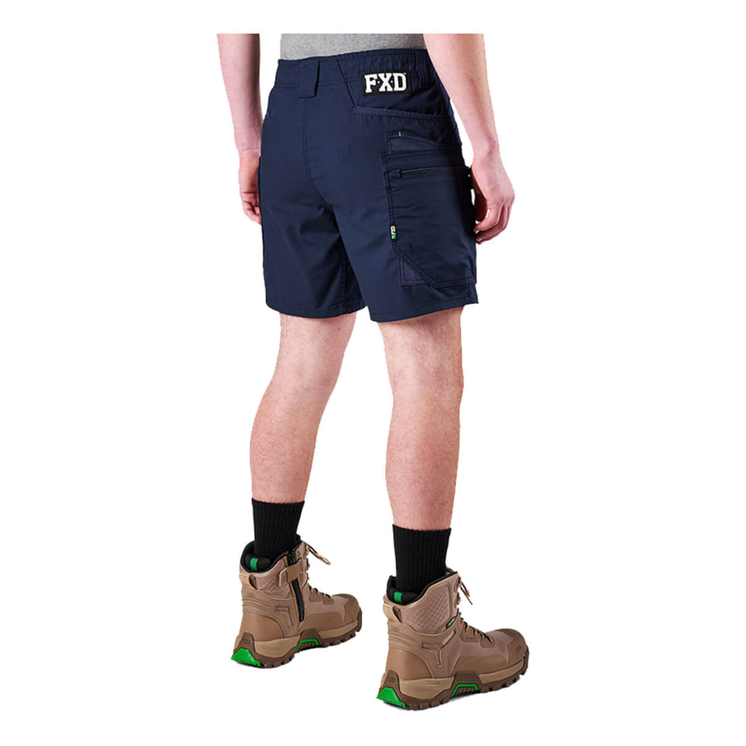 FXD WS6 Stretch Cargo Short Navy Back RHS