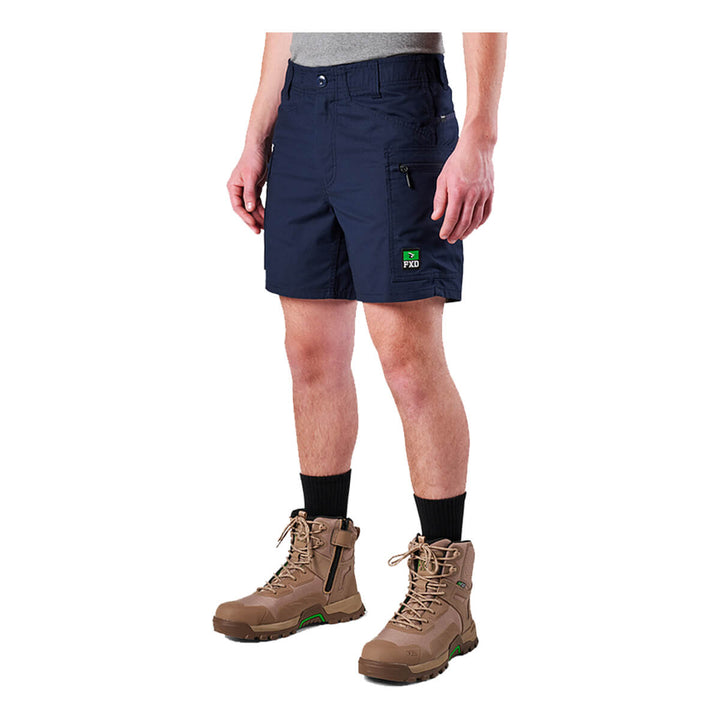 FXD WS6 Stretch Cargo Short Navy LHS