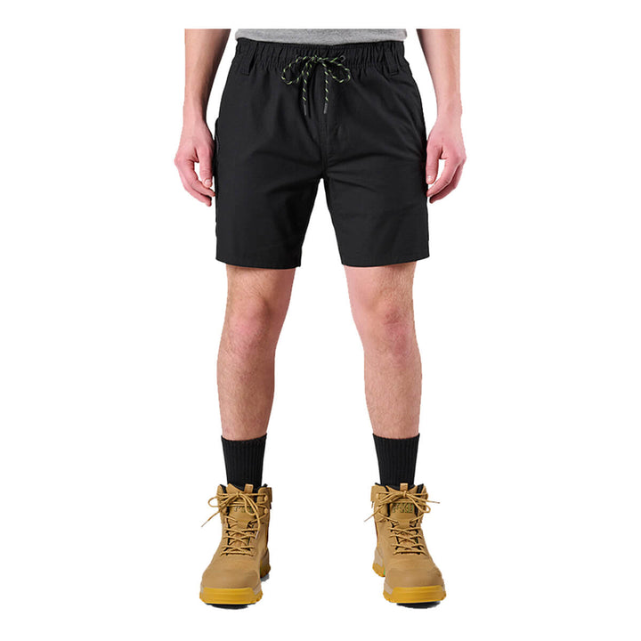 FXD WS7 Elastic Waist Utility Short Black View 1