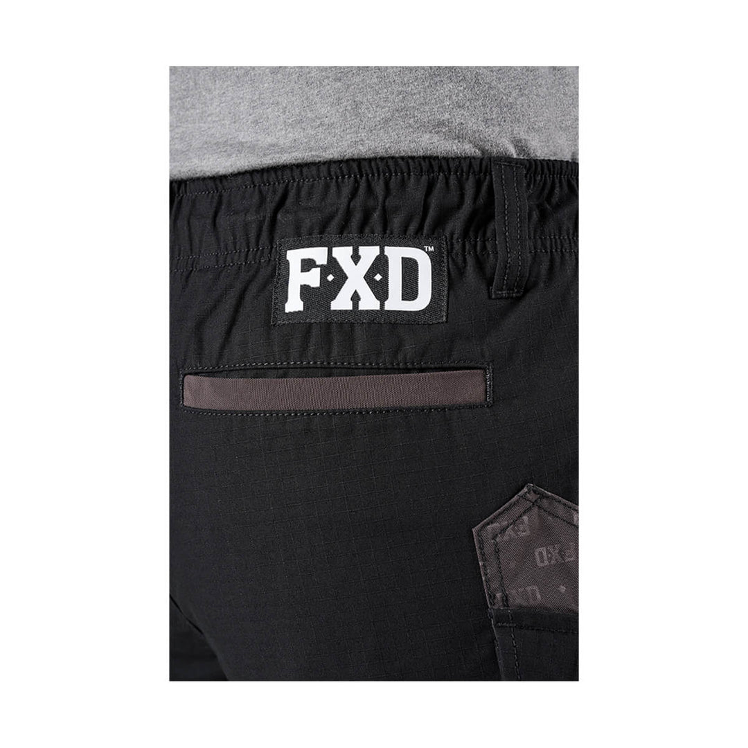 FXD WS7 Elastic Waist Utility Short Black View 6