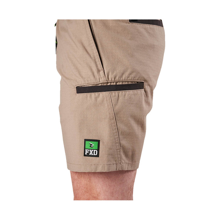 FXD WS7 Elastic Waist Utility Short Khaki View 10