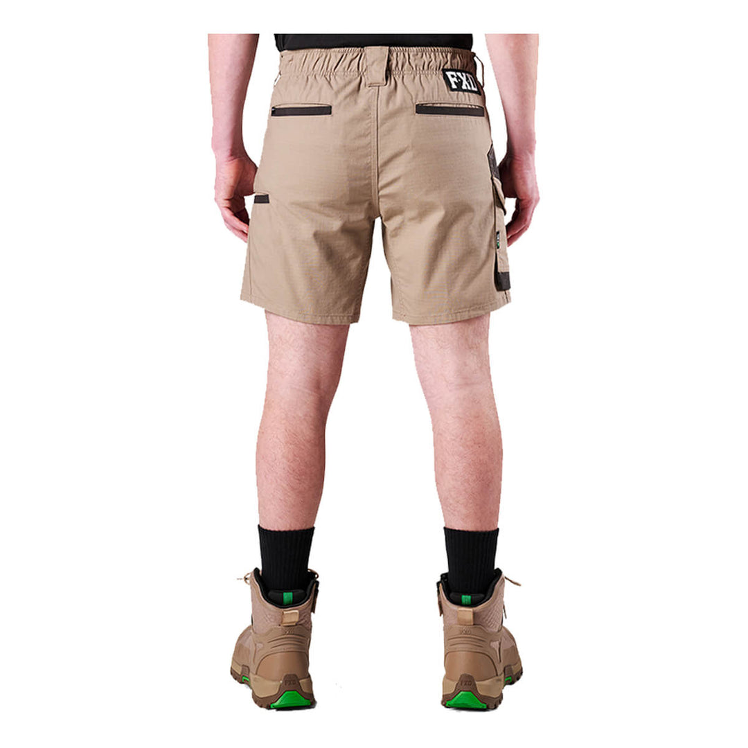 FXD WS7 Elastic Waist Utility Short Khaki View 4