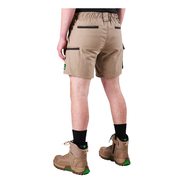 FXD WS7 Elastic Waist Utility Short Khaki View 5