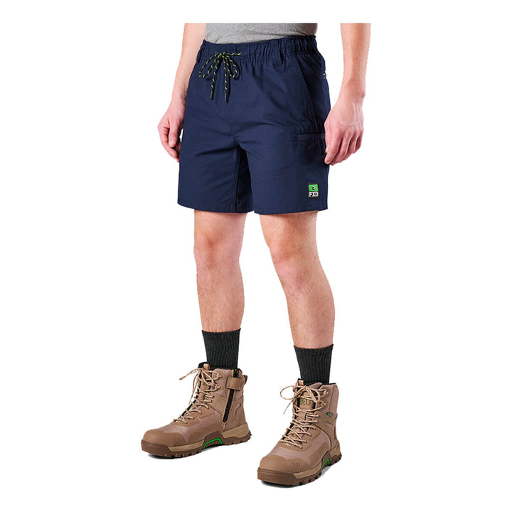 FXD WS7 Elastic Waist Utility Short Navy View 6