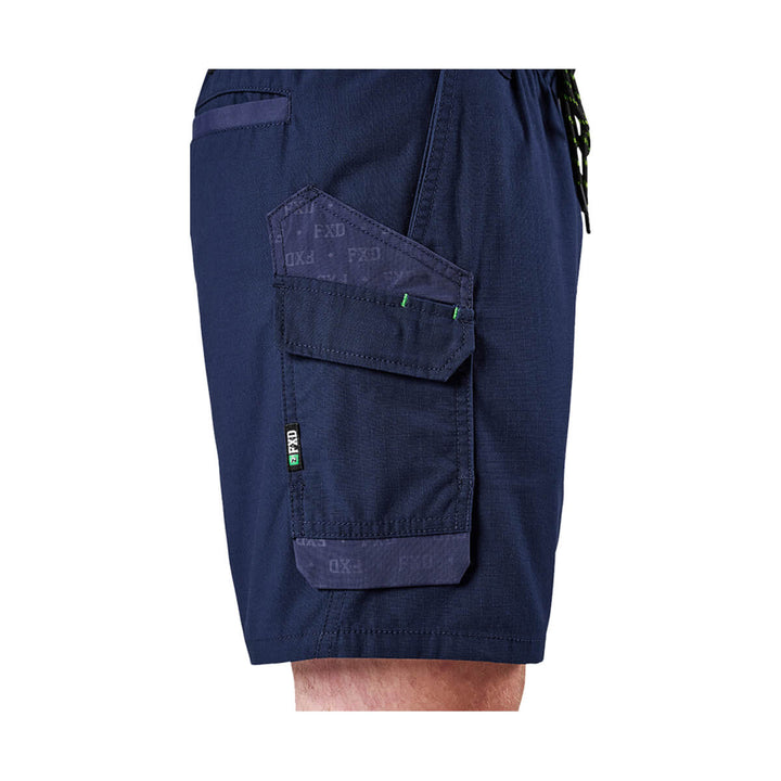 FXD WS7 Elastic Waist Utility Short Navy View 8