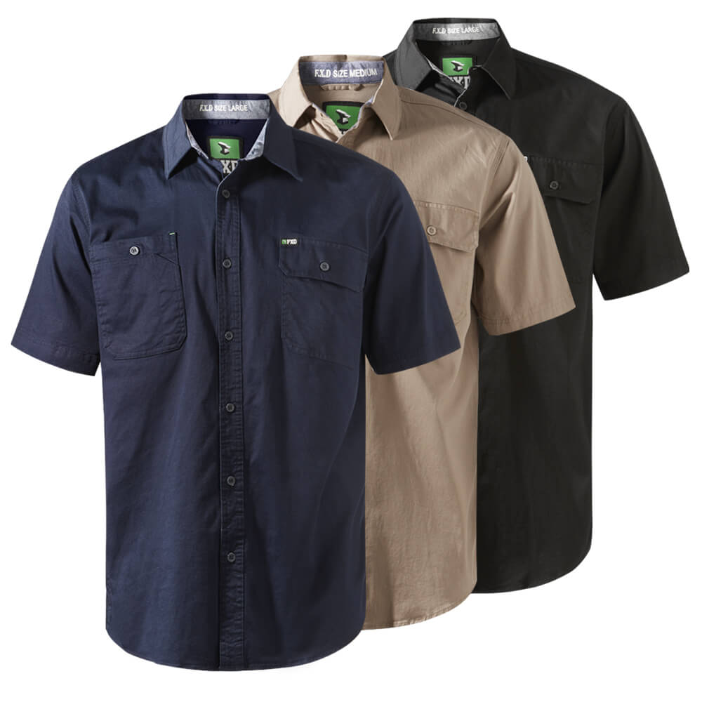 FXD SSH1 Stretch Cotton Work Shirt Short Sleeve