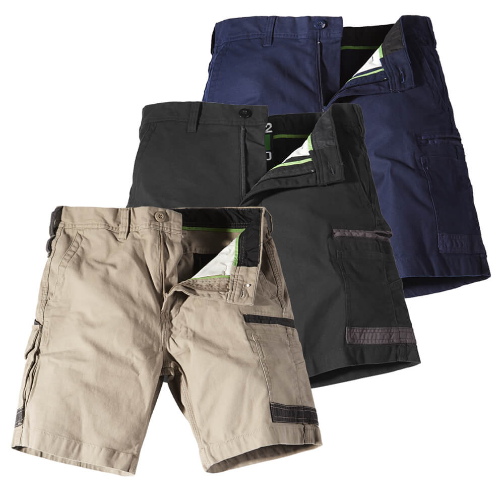 FXD WS3 Stretch Cotton Cargo Shorts