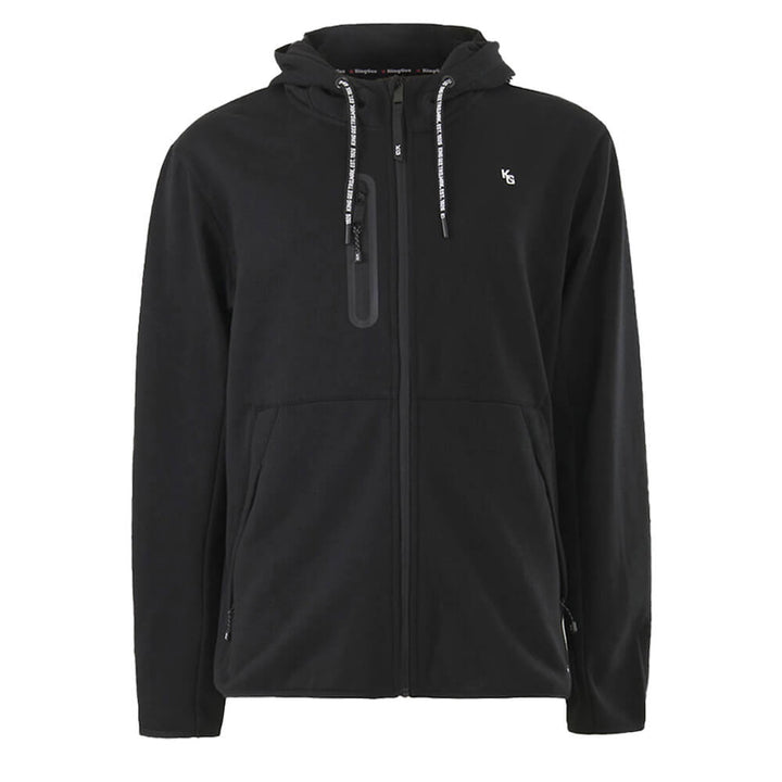 King Gee K15007 Trademark Hoodie Black Front