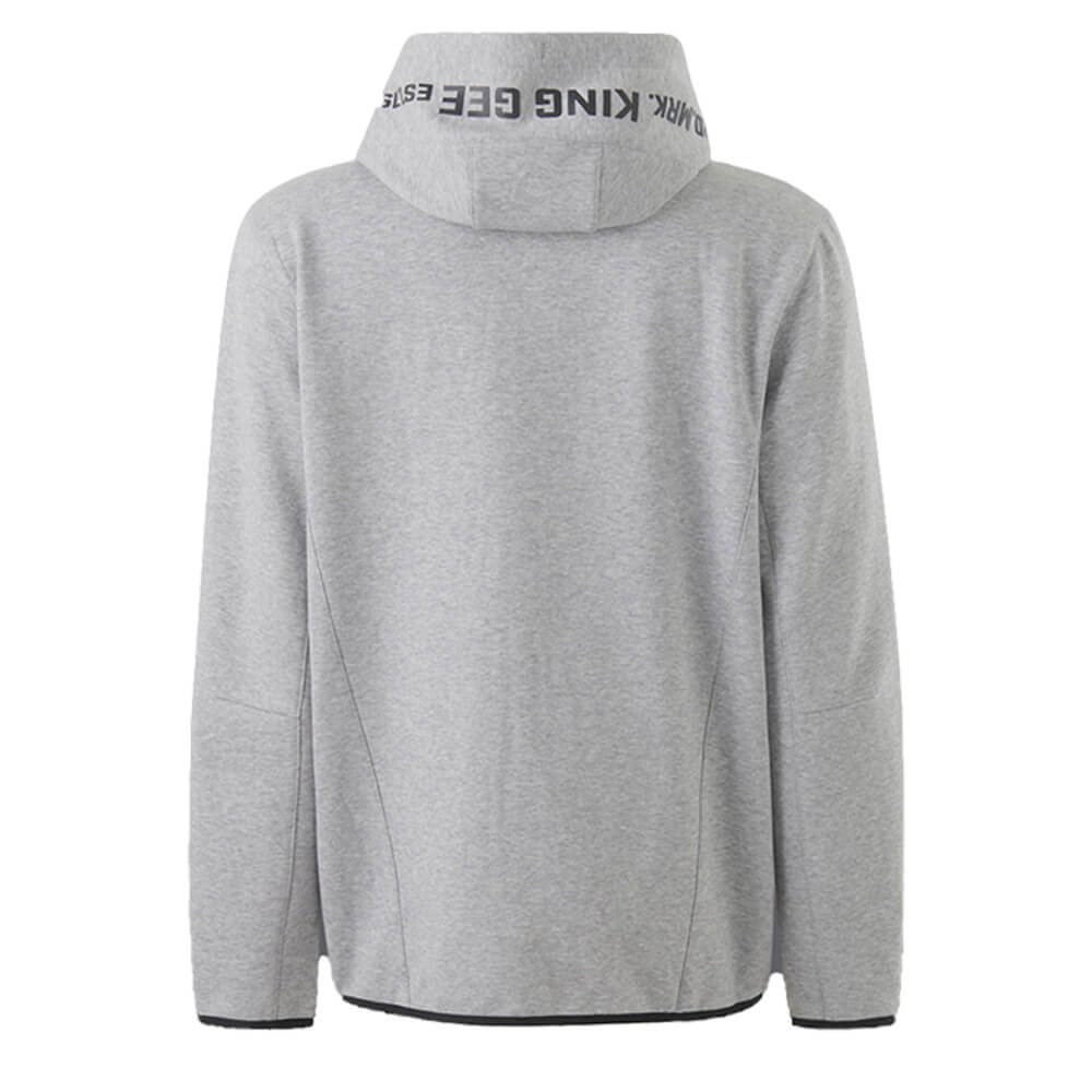 King Gee K15007 Trademark Hoodie Grey Back