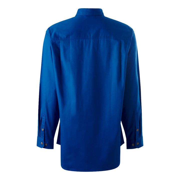 Mustang Signature Y04004 Mens Closed Front Shirt Cobalt Back