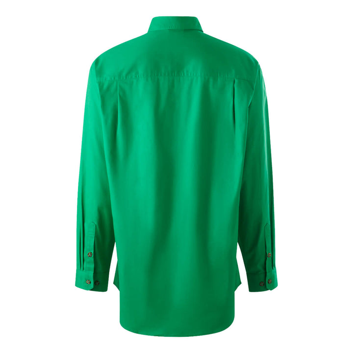 Mustang Signature Y04004 Mens Closed Front Shirt Green Back