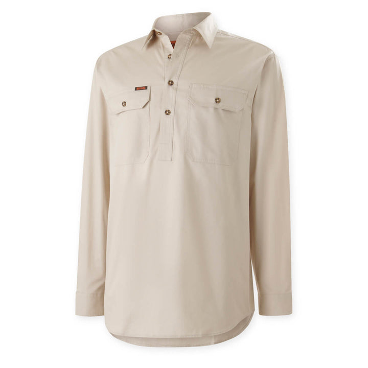 Mustang Signature Y04004 Mens Closed Front Shirt Pebble Front