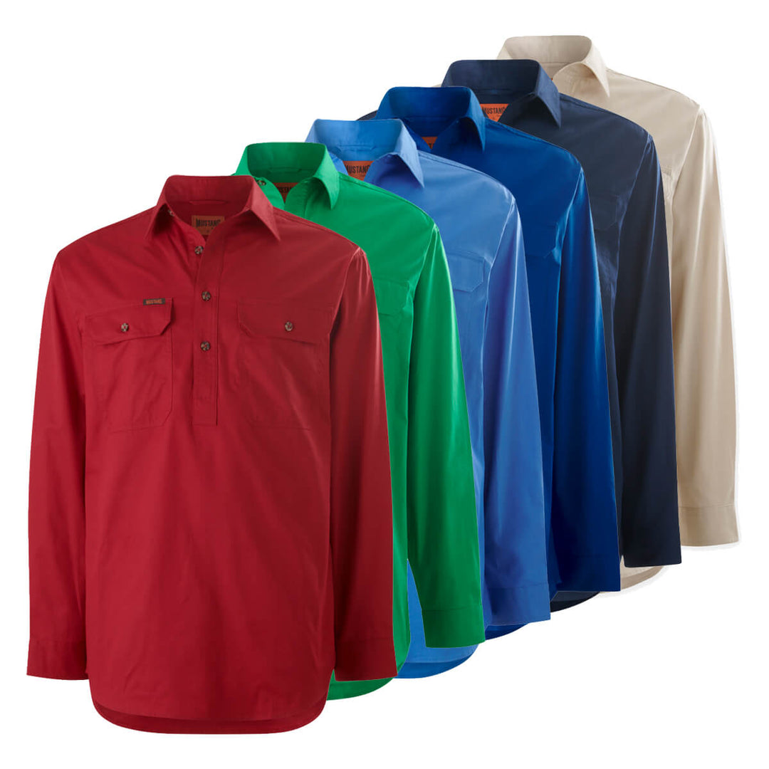 Mustang Signature Y04004 Mens Closed Front Shirt