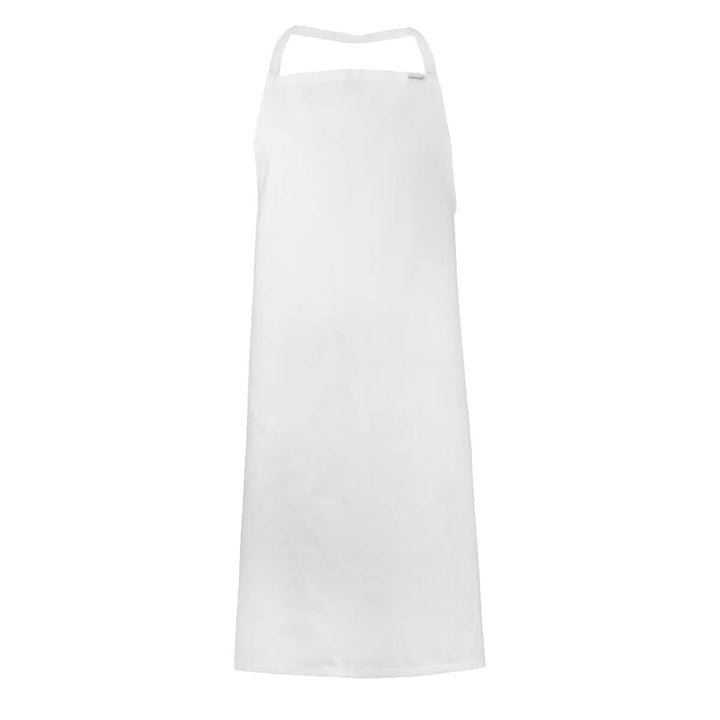 ChefsCraft CA001 Full Bib Apron No Pocket White Front