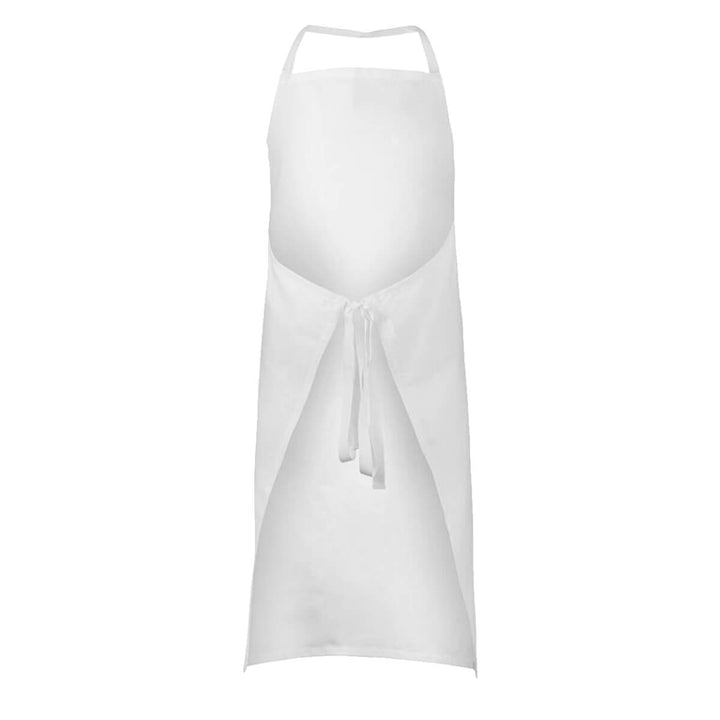 ChefsCraft CA001 Full Bib Apron No Pocket White Back