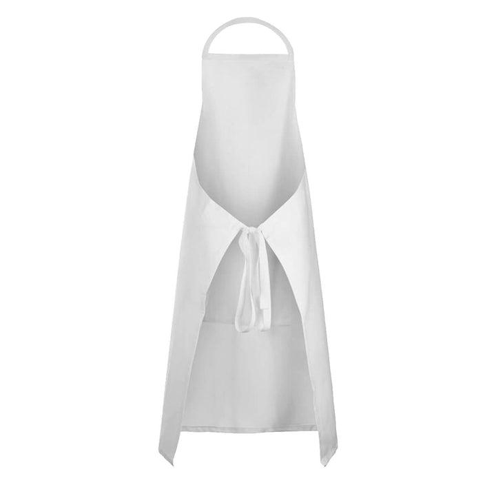 ChefsCraft CA003 Full Bib Apron With Pocket White Back