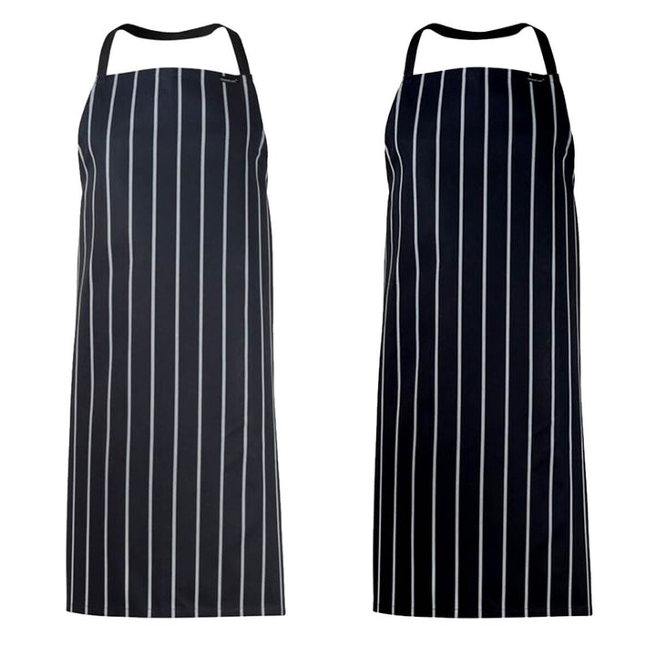 ChefsCraft CA005 Full Bib Café Strip Apron No Pocket