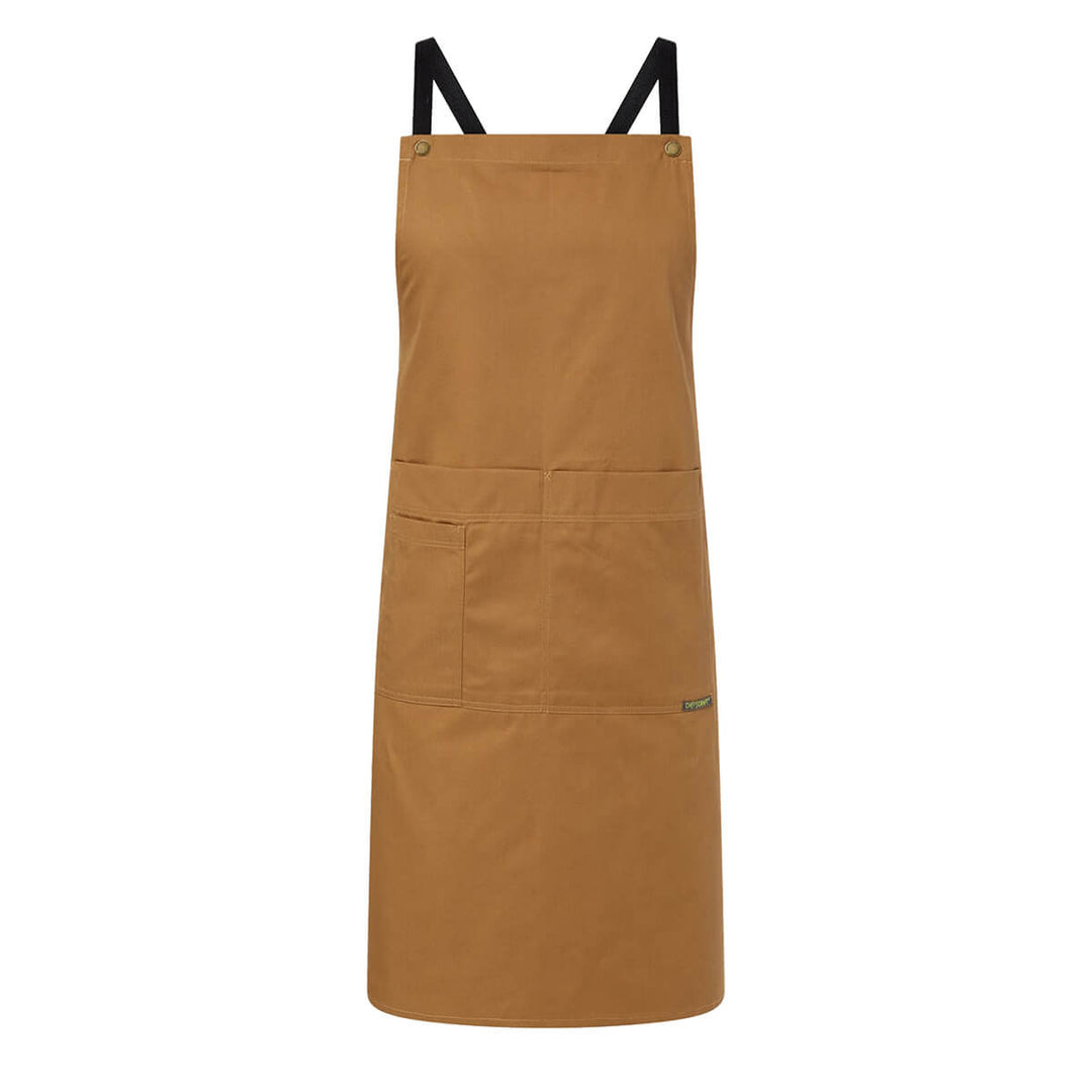 ChefsCraft CA031 Full Bib Apron With Pockets Cinnamon Front