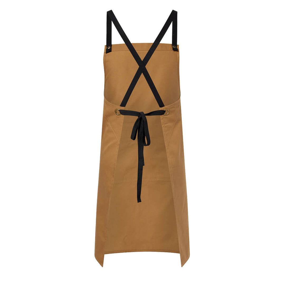 ChefsCraft CA031 Full Bib Apron With Pockets Cinnamon Back